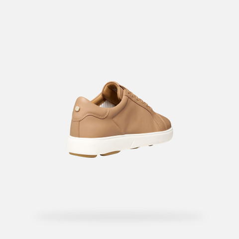 Low top sneakers NEBULA 2.0 C WOMAN Beige - image number 4 | GEOX