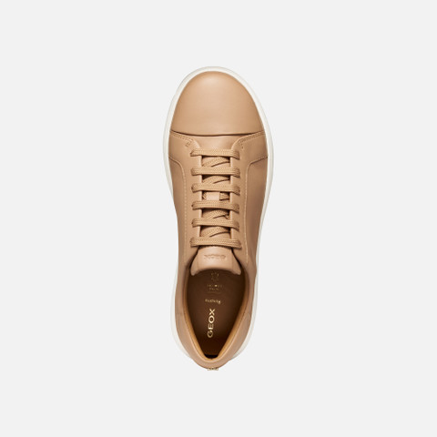 Low top sneakers NEBULA 2.0 C WOMAN Beige - image number 5 | GEOX