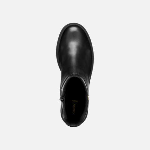 Ankle boots with wedge MIEREILLE WOMAN Black - image number 5 | GEOX