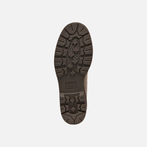 Wedge loafers MIEREILLE WOMAN Taupe - image number 6 | GEOX