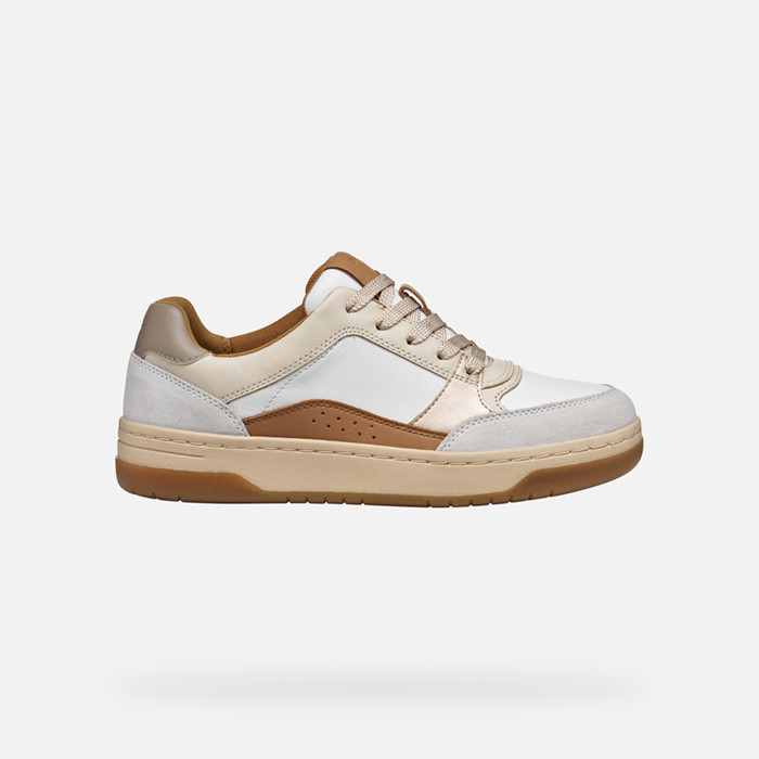 Low top sneakers SEDRAL COURT WOMAN White/Beige | GEOX