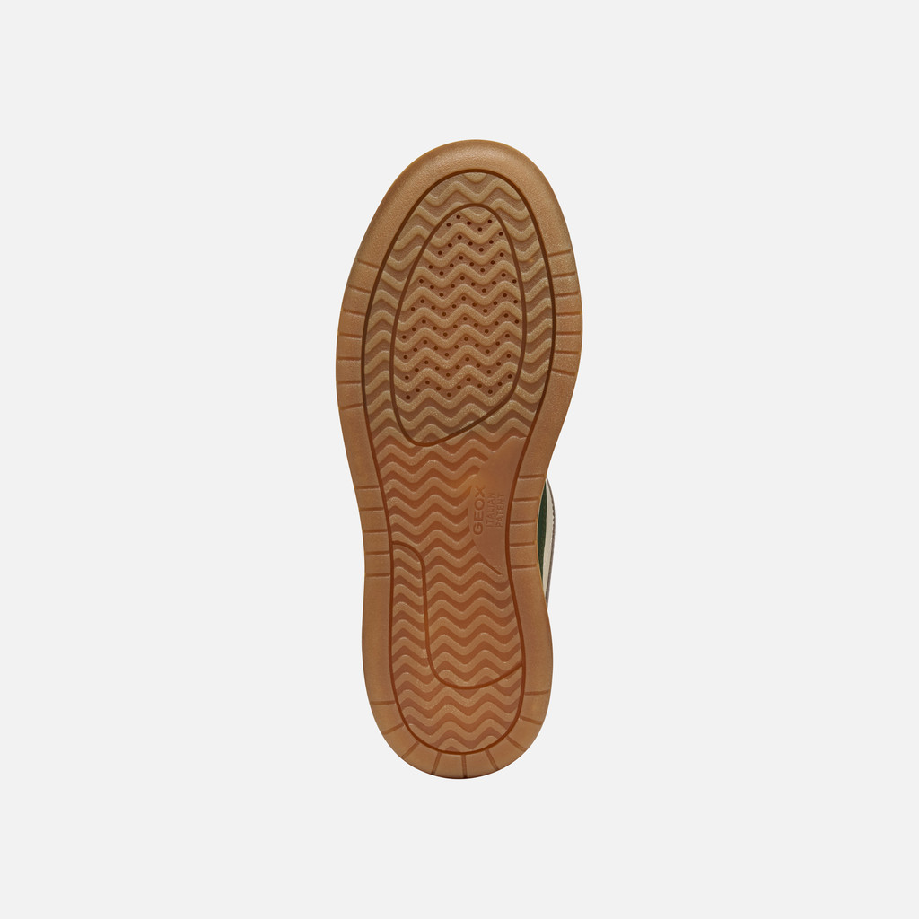 Low top sneakers SEDRAL COURT WOMAN Papyrus/Wine - image number 6 | GEOX