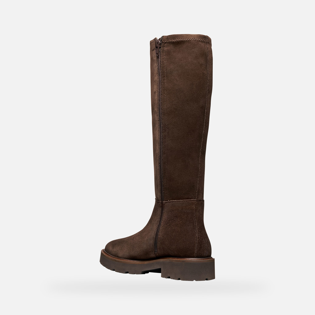 Suede boots NORIZE WOMAN Dark Brown - image number 3 | GEOX