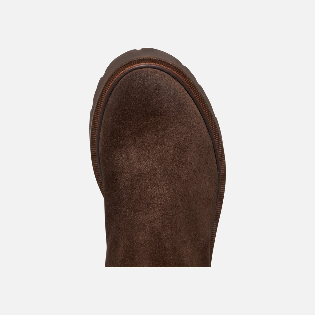 Suede boots NORIZE WOMAN Dark Brown - image number 6 | GEOX