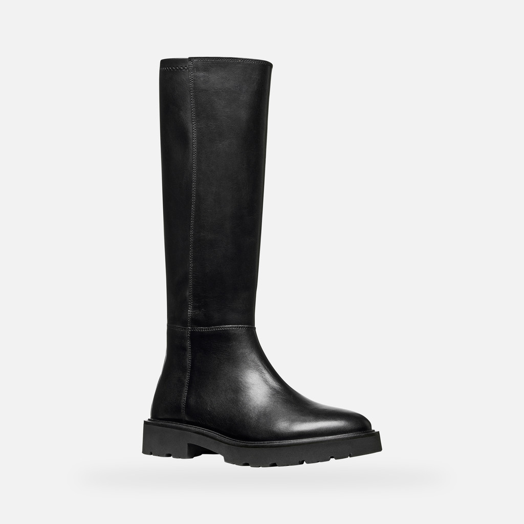 Leather boots NORIZE WOMAN Black - image number 2 | GEOX
