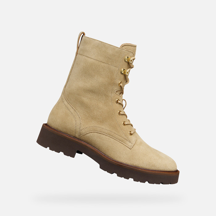 Ankle boots with laces NORIZE WOMAN Dark Sand | GEOX