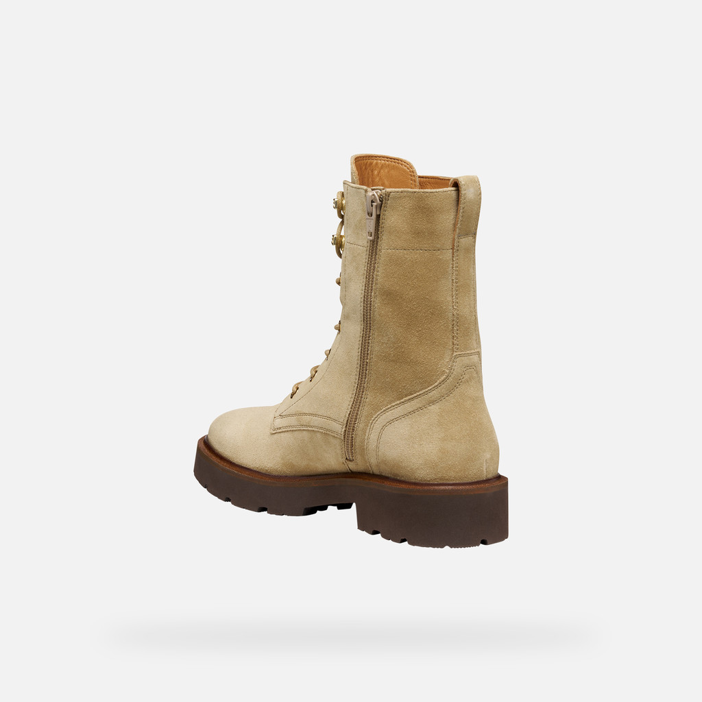 Suede ankle boots NORIZE WOMAN Dark Sand - image number 3 | GEOX