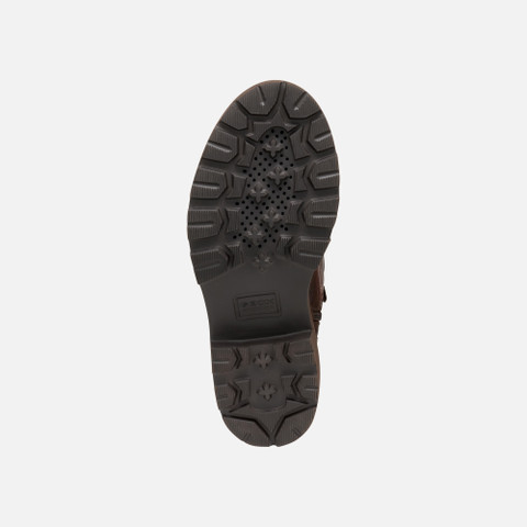 Ankle boots with laces NORIZE WOMAN Dark Brown - image number 6 | GEOX