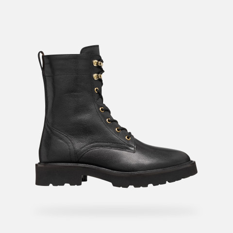 Ankle boots with laces NORIZE WOMAN Black - image number 1 | GEOX
