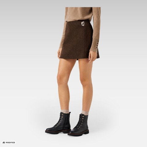 Enkellaarzen met veters NORIZE DAMES Zwart - image number 1 | GEOX