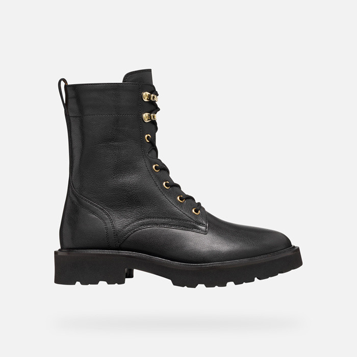 Ankle boots with laces NORIZE WOMAN Black | GEOX