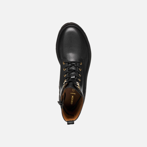 Ankle boots with laces NORIZE WOMAN Black - image number 5 | GEOX