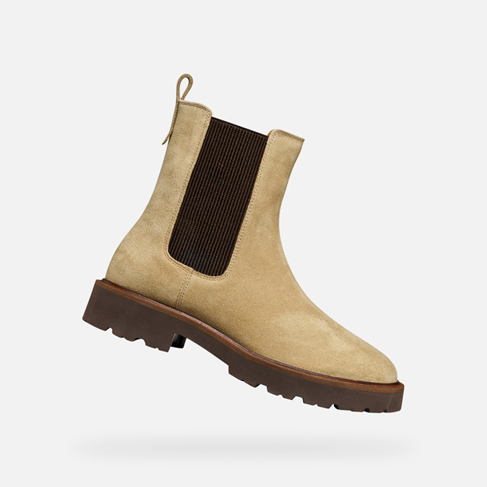 Chelsea boots NORIZE DAME Dunkelbeige | GEOX