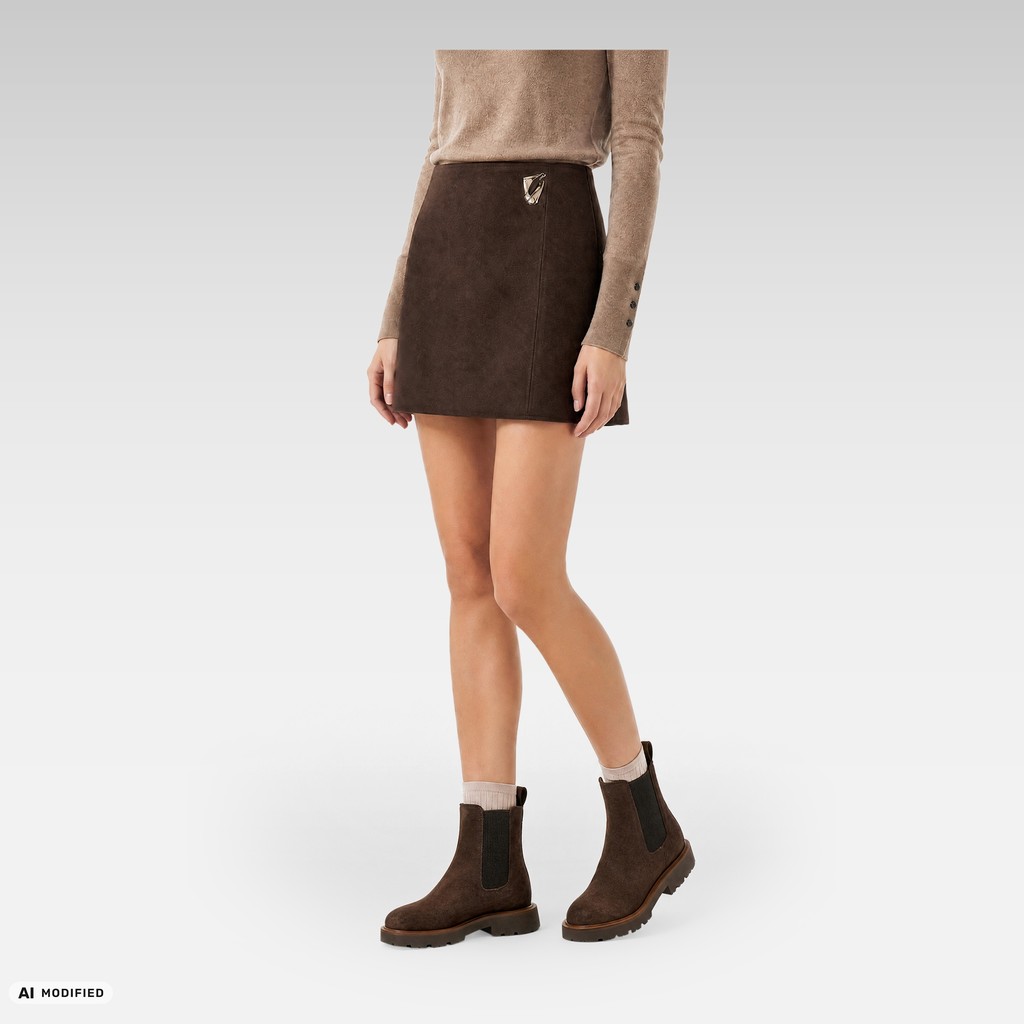 Chelsea boots NORIZE WOMAN Dark Brown - image number 1 | GEOX