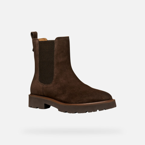 Chelsea boots NORIZE WOMAN Dark Brown - image number 2 | GEOX