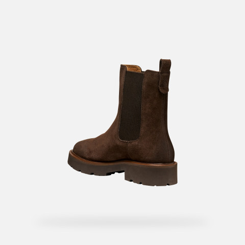 Chelsea boots NORIZE WOMAN Dark Brown - image number 3 | GEOX