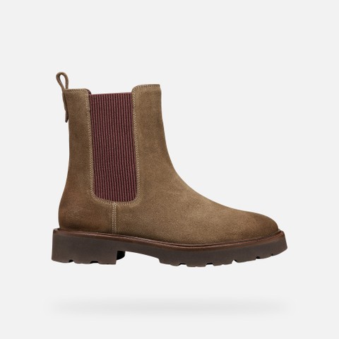 Botas Chelsea NORIZE MUJER Gris pardo oscuro - image number 2 | GEOX