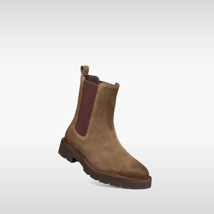 Botas Chelsea NORIZE MUJER Gris pardo oscuro | GEOX