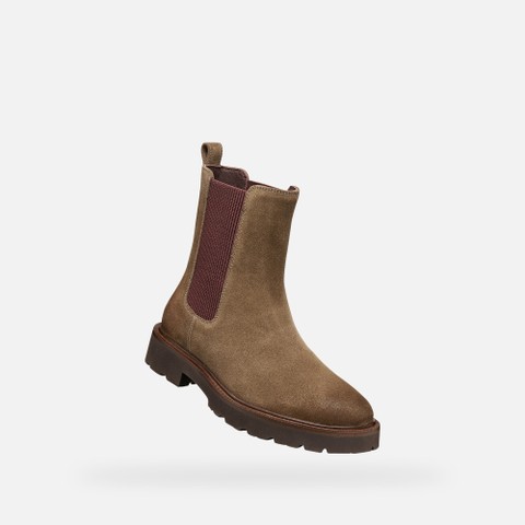 Botas Chelsea NORIZE MUJER Gris pardo oscuro - image number 5 | GEOX