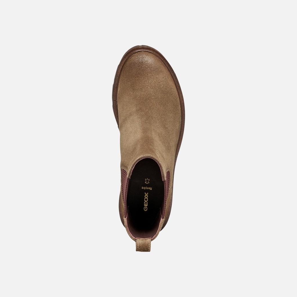 Botas Chelsea NORIZE MUJER Gris pardo oscuro - image number 6 | GEOX