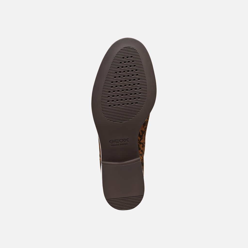Suede ankle boots CAMEXIA WOMAN Cognac - image number 6 | GEOX