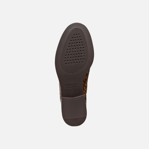 Suede ankle boots CAMEXIA WOMAN Cognac - image number 6 | GEOX