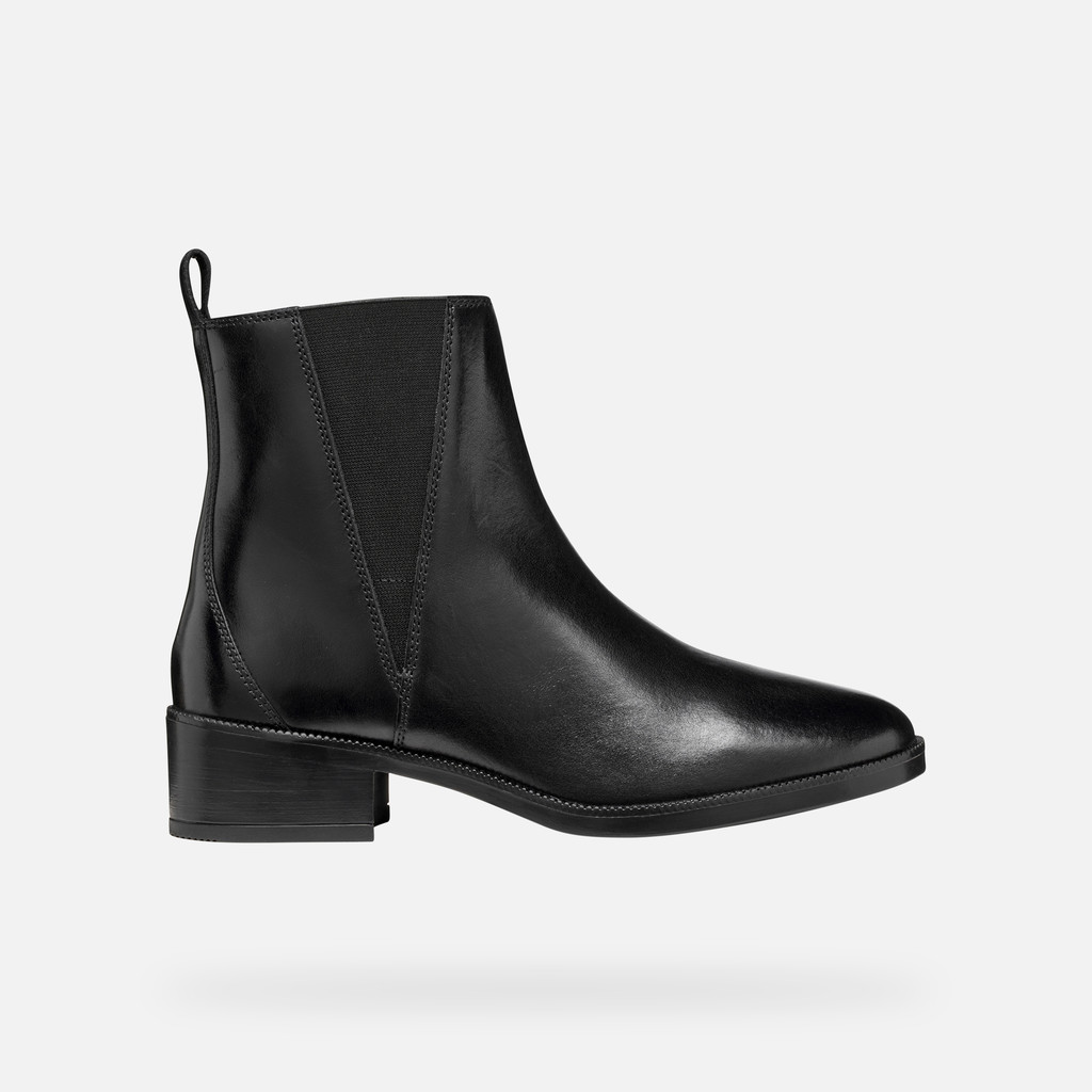Low heel ankle boots CAMEXIA WOMAN Black - image number 1 | GEOX