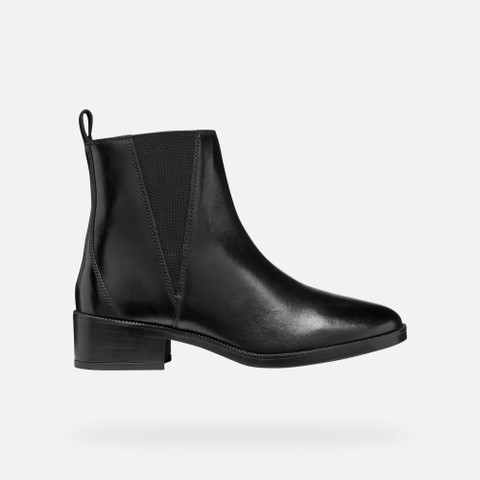 Low heel ankle boots CAMEXIA WOMAN Black - image number 1 | GEOX