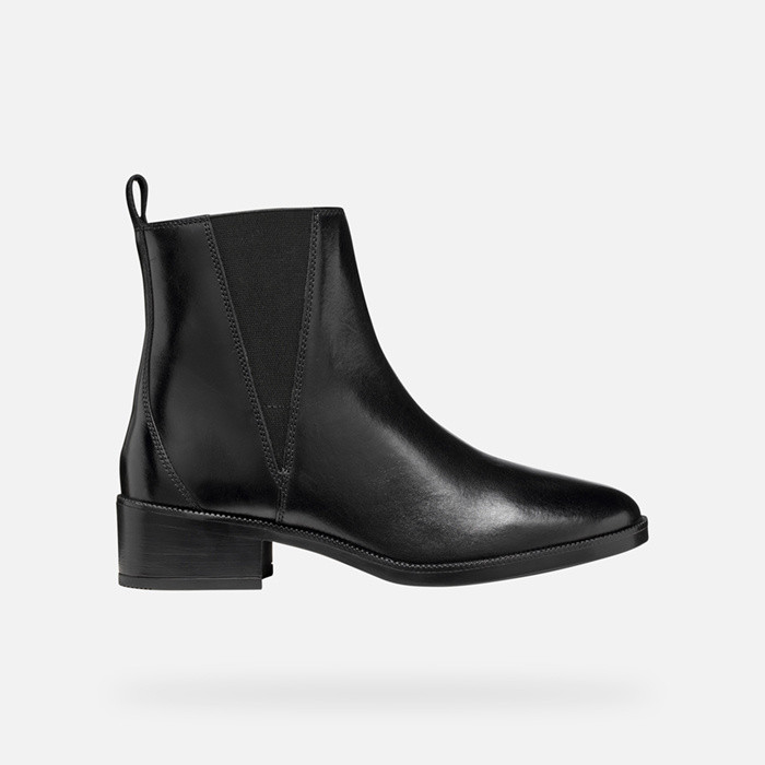 Low heel ankle boots CAMEXIA WOMAN Black | GEOX