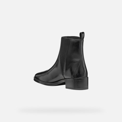 Low heel ankle boots CAMEXIA WOMAN Black - image number 3 | GEOX