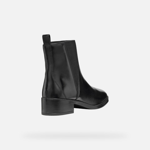 Low heel ankle boots CAMEXIA WOMAN Black - image number 4 | GEOX
