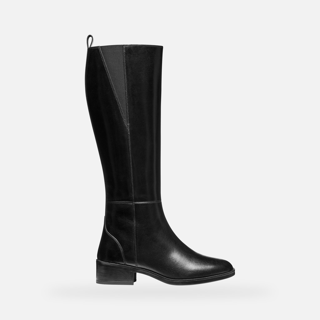 Flat boots CAMEXIA WOMAN Black - image number 0 | GEOX