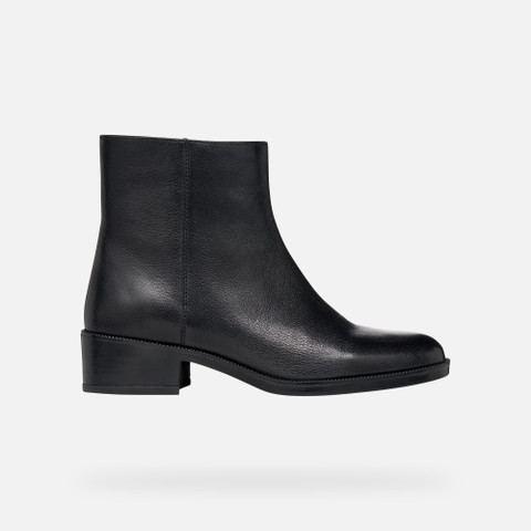 Low heel ankle boots CAMEXIA WOMAN Black - image number 1 | GEOX