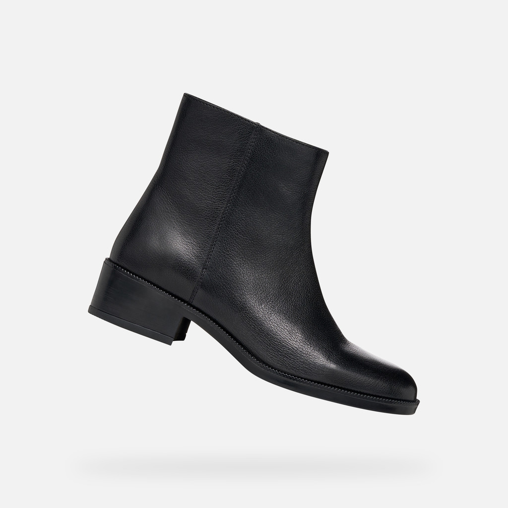 Low heel ankle boots CAMEXIA WOMAN Black - image number 0 | GEOX