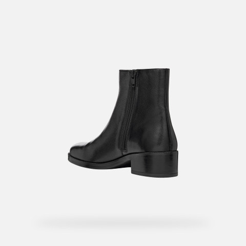 Low heel ankle boots CAMEXIA WOMAN Black - image number 3 | GEOX