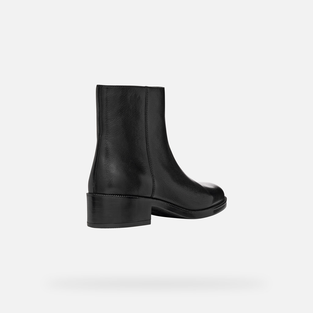 Low heel ankle boots CAMEXIA WOMAN Black - image number 4 | GEOX
