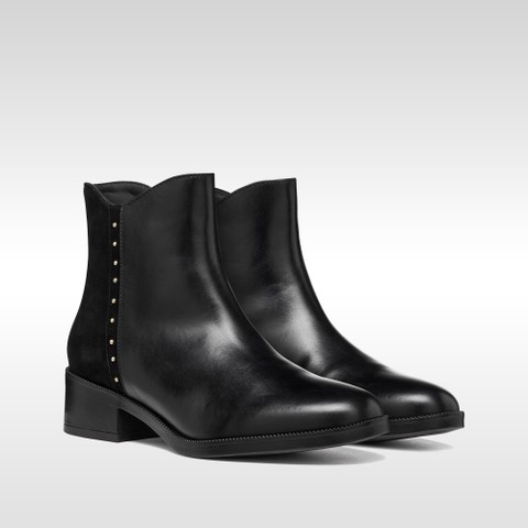 Stivaletti con tacco basso CAMEXIA DONNA Nero - image number 1 | GEOX