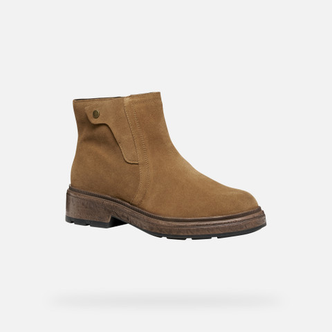 Biker ankle boots SWELEN WOMAN Mud - image number 2 | GEOX