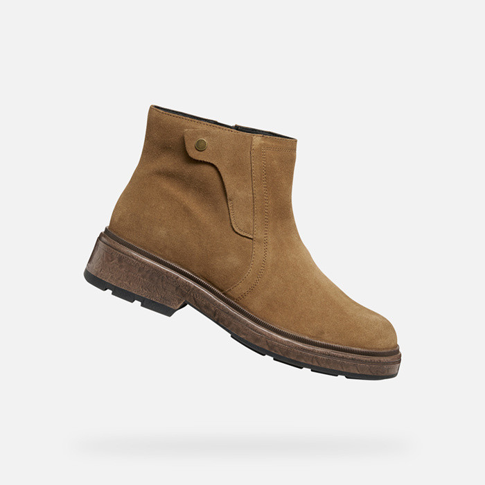 Biker ankle boots SWELEN WOMAN Mud | GEOX