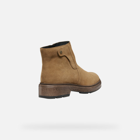 Biker ankle boots SWELEN WOMAN Mud - image number 4 | GEOX
