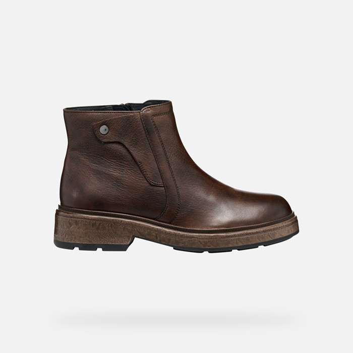 Biker ankle boots SWELEN WOMAN Dark Brown | GEOX