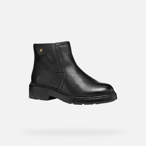 Biker ankle boots SWELEN WOMAN Black - image number 2 | GEOX