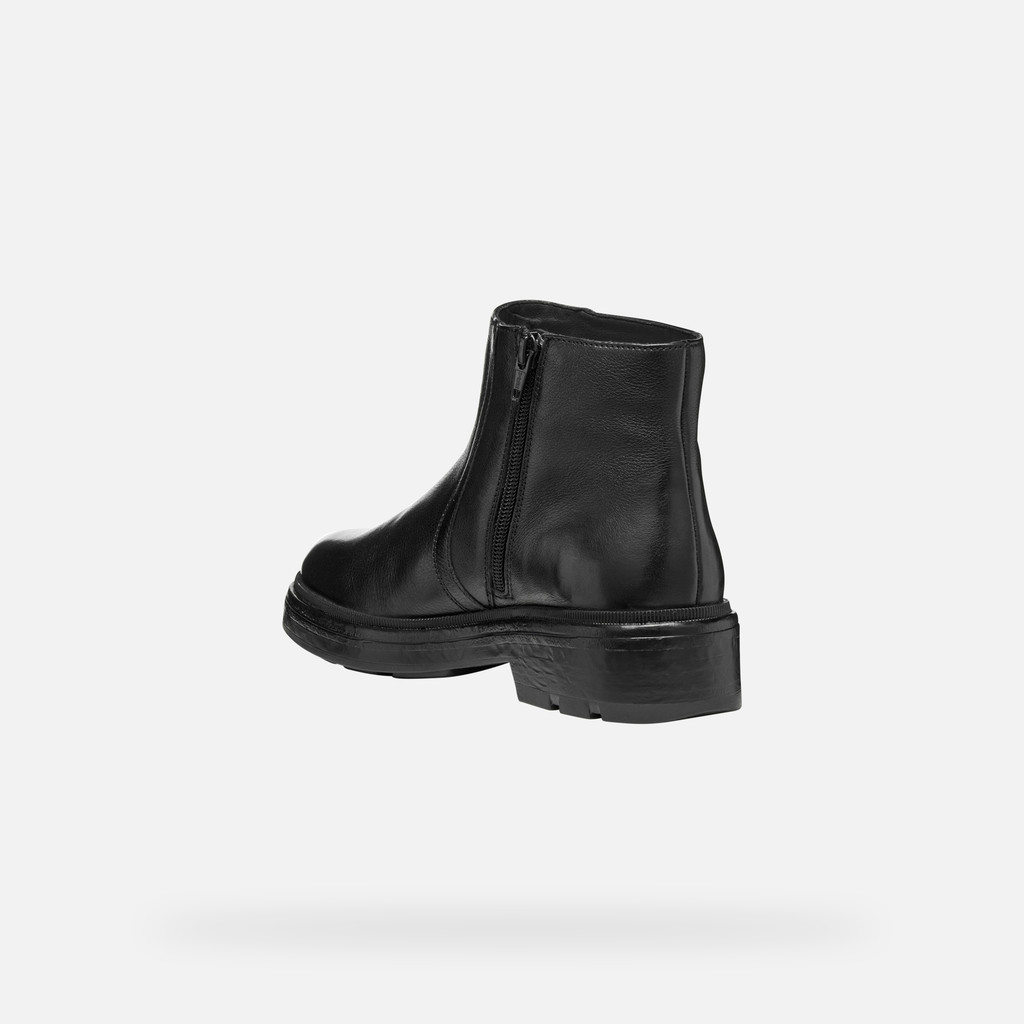 Biker ankle boots SWELEN WOMAN Black - image number 3 | GEOX