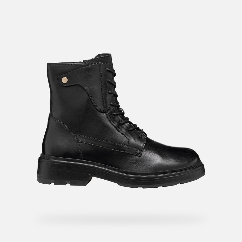 Biker ankle boots SWELEN WOMAN Black - image number 1 | GEOX
