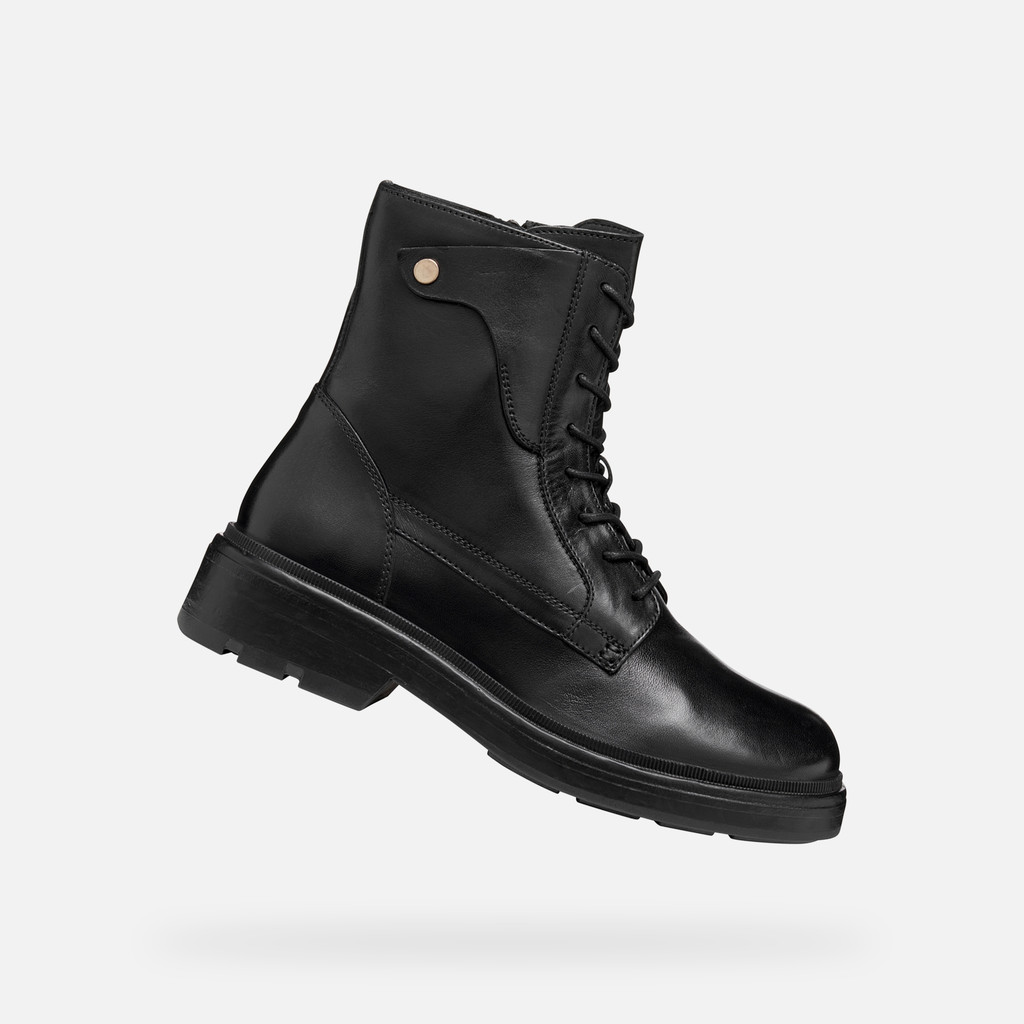 Biker ankle boots SWELEN WOMAN Black - image number 0 | GEOX