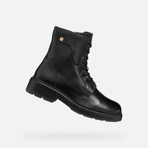 Biker ankle boots SWELEN WOMAN Black - image number 0 | GEOX