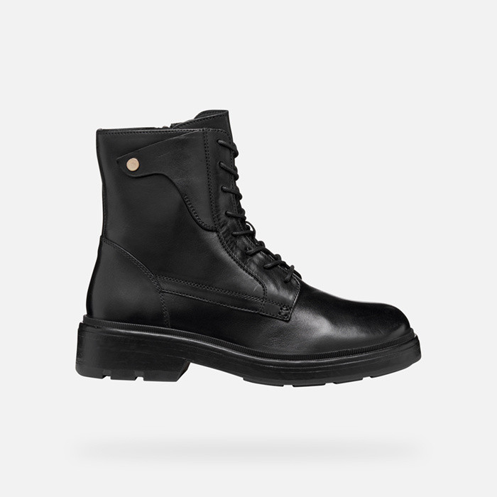 Biker ankle boots SWELEN WOMAN Black | GEOX