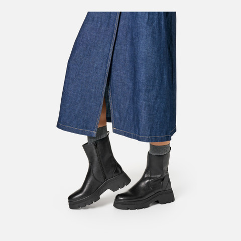 Combat boots PLUETTE WOMAN Black - image number 1 | GEOX