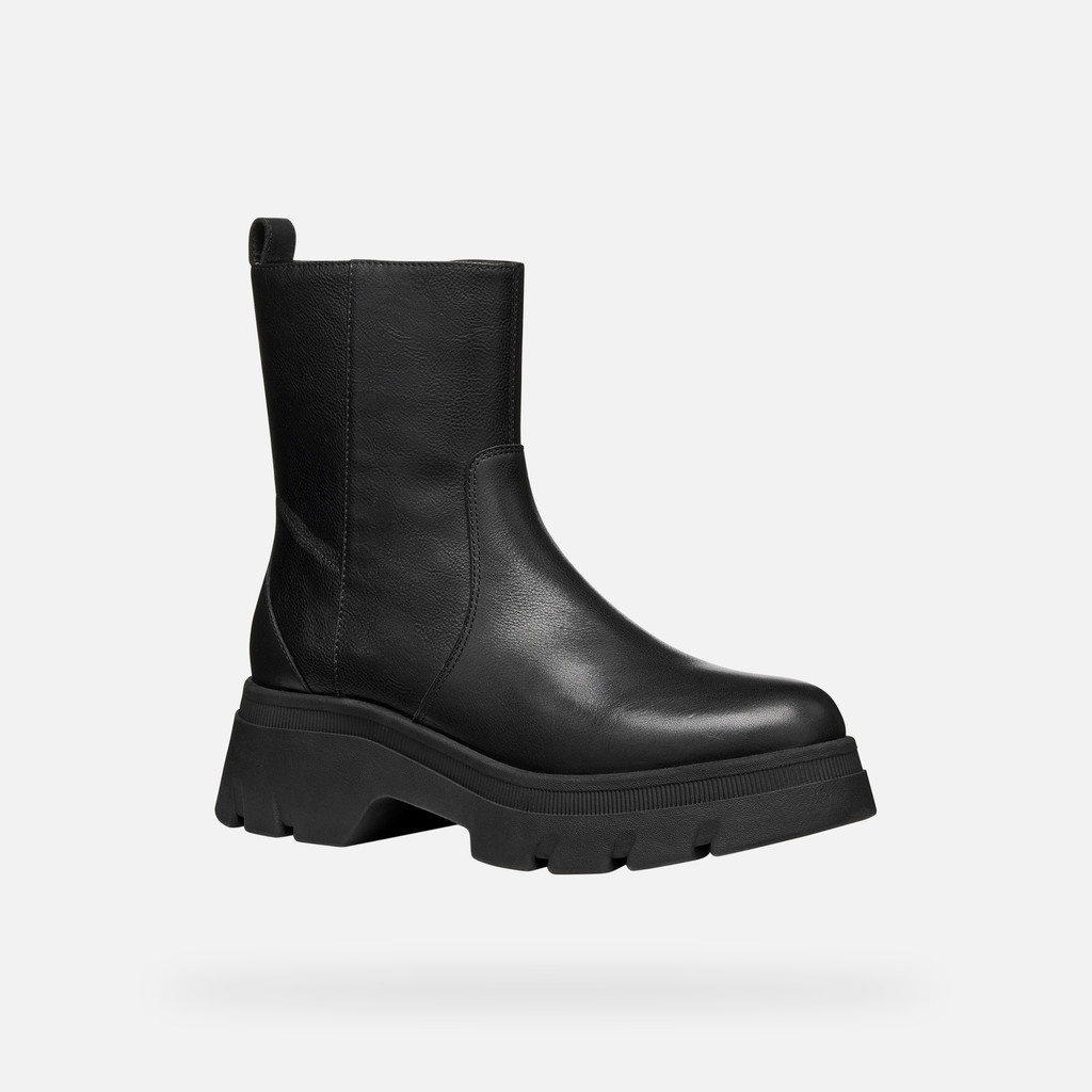 Combat boots PLUETTE WOMAN Black - image number 2 | GEOX
