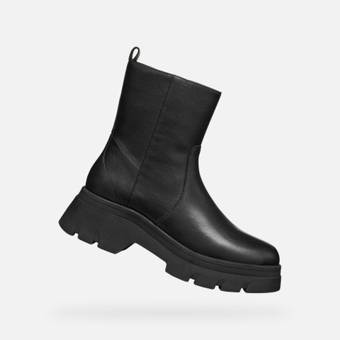 Combat boots PLUETTE WOMAN Black - image number 0 | GEOX